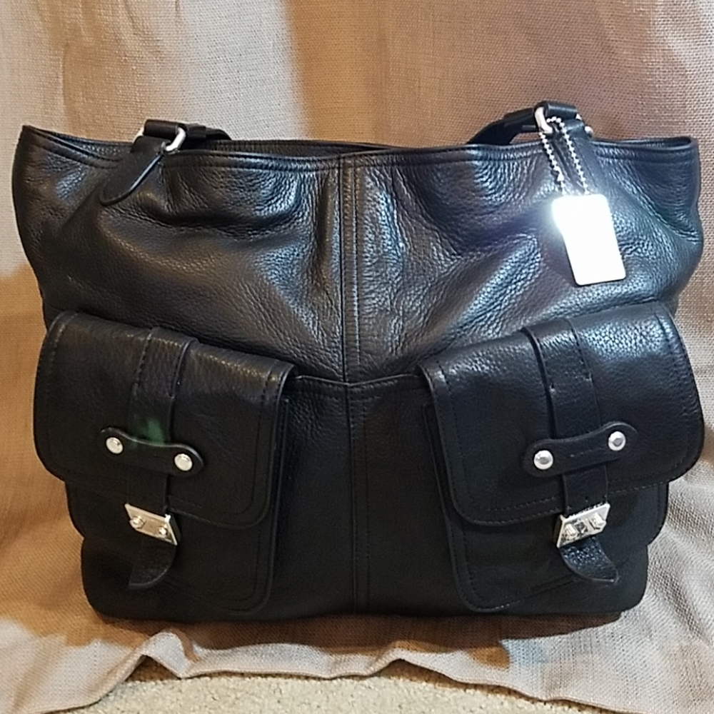 Ralph Lauren Pebble Leather Tote